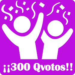 Qvoto alcanza 300 usuarios!