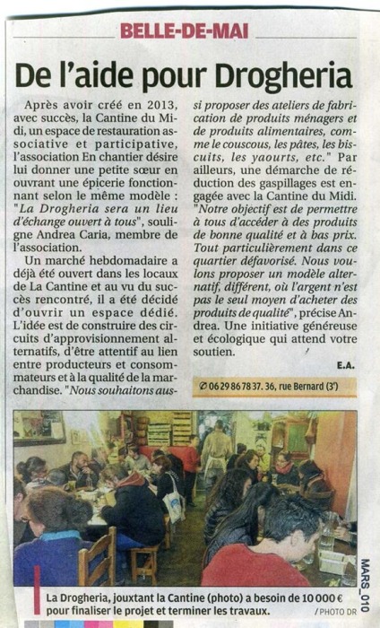 Article dans La Provence