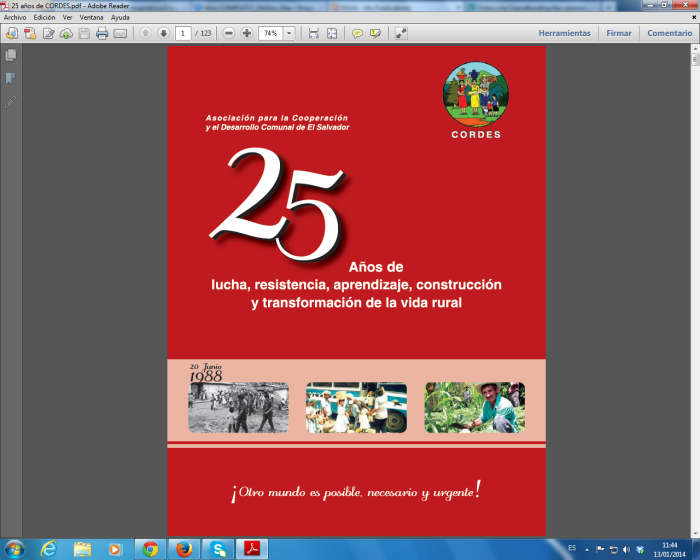 Libro de los 25 años de la ONG CORDES
