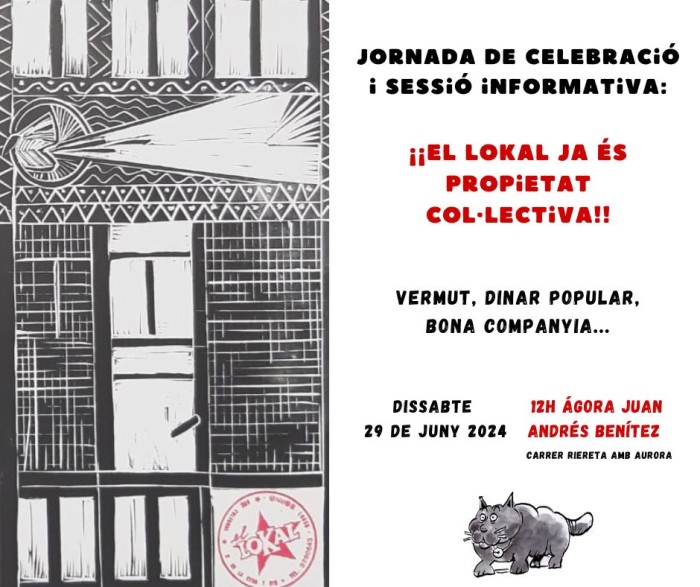 Jornada de celebración: ¡¡El Lokal ya es propiedad colectiva!!